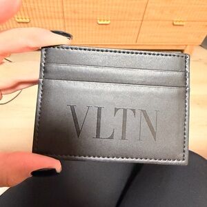 Valentino Leather Card Holder